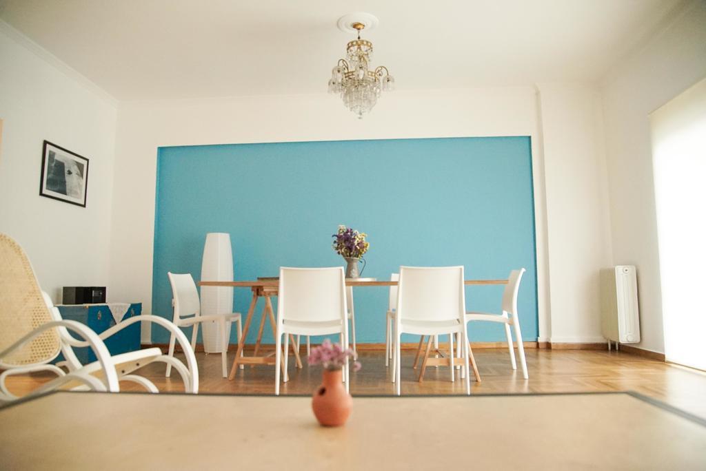 Athenian Blue - Family Apt 5' Minutes From Acropolis Museum Экстерьер фото